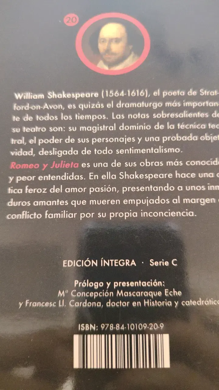 Libro Romeo y Julieta de William Shakespeare - 2