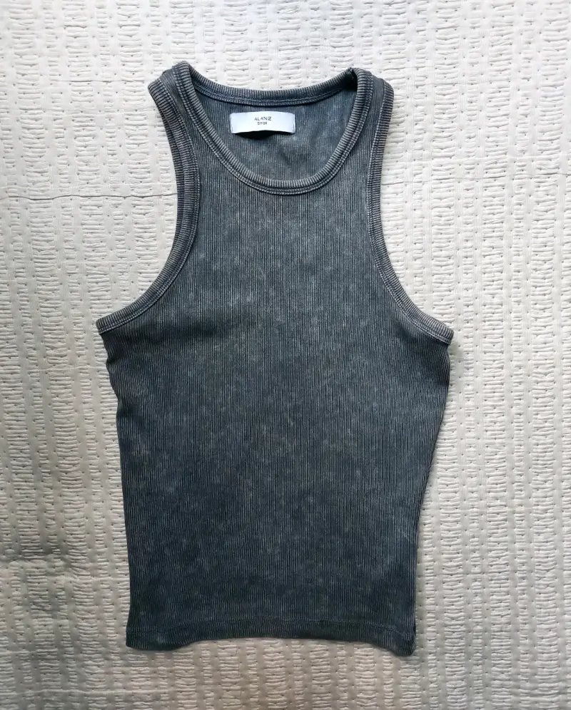 Polera sin mangas gris Alaniz talla S