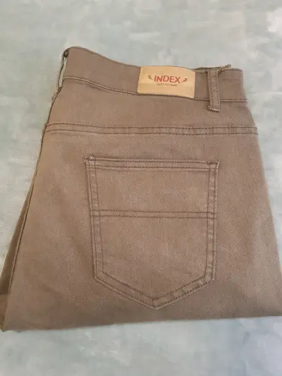 Jeans Skinny Beige para Hombre Marca Index - miniatura 1