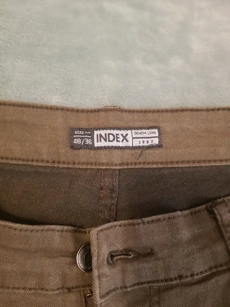 Jeans Skinny Beige para Hombre Marca Index - 2