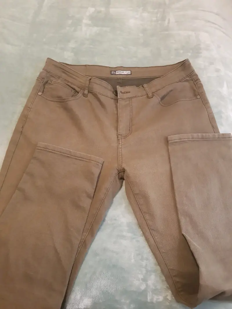 Jeans Skinny Beige para Hombre Marca Index - 4