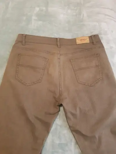 Jeans Skinny Beige para Hombre Marca Index - miniatura 5