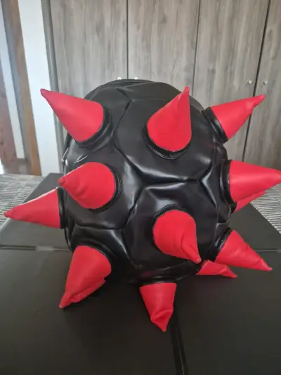 Mochila de Bouser  con púas rojas - miniatura 5