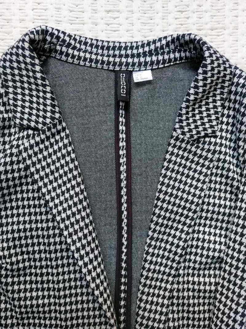 Blazer de mujer estampado pata de gallo - 3