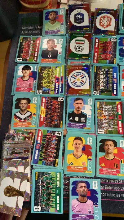 Lote láminas Panini Copa Mundial 2026 - miniatura 1