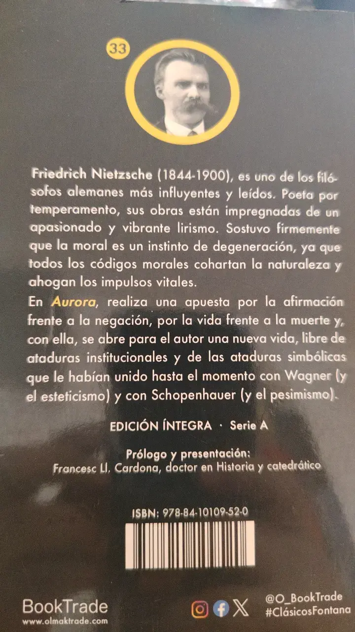 Libro 'Aurora' de Friedrich Nietzsche - 2
