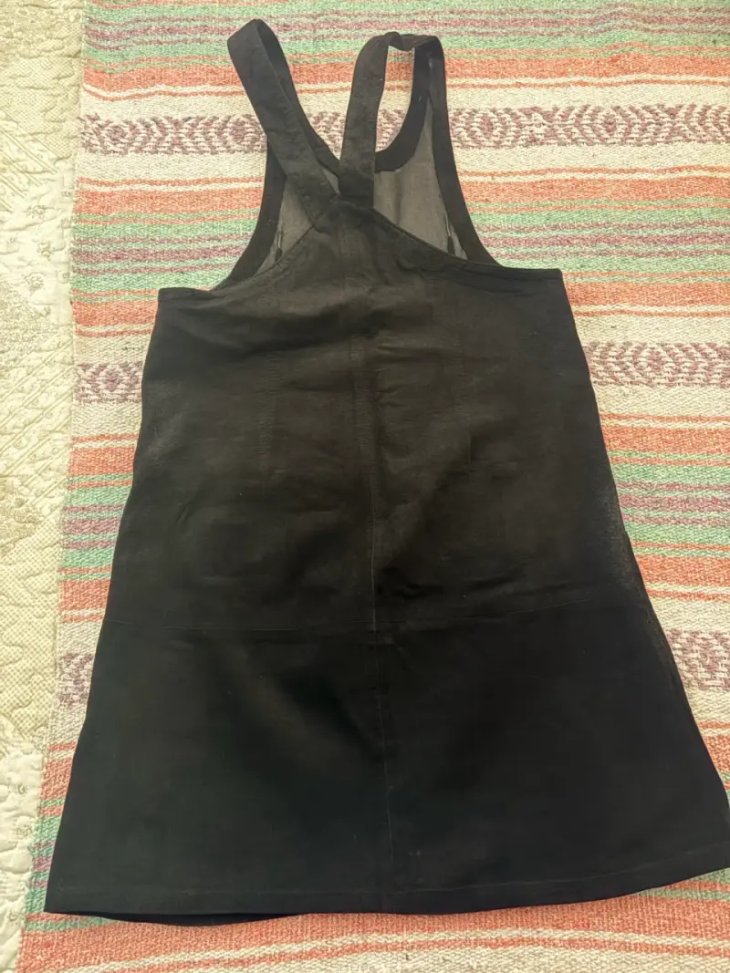 Jumper negro cuero genuino - 2