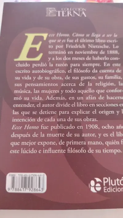 Libro 'Ecce Homo' de Friedrich Nietzsche - miniatura 2