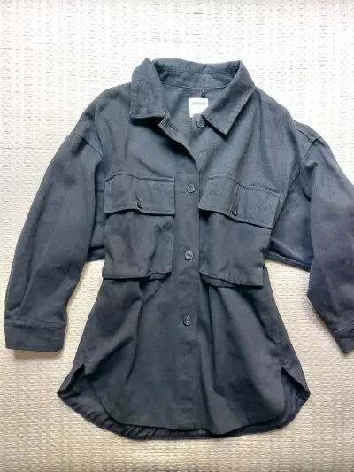 Camisa negra de manga larga Opposite - miniatura 1