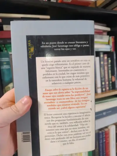 Libro Ensayo Sobre La Ceguera de José Saramago - miniatura 3