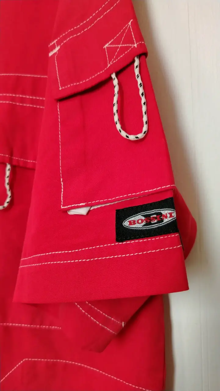 Camisa roja de hombre Bossini con bolsillos - 2