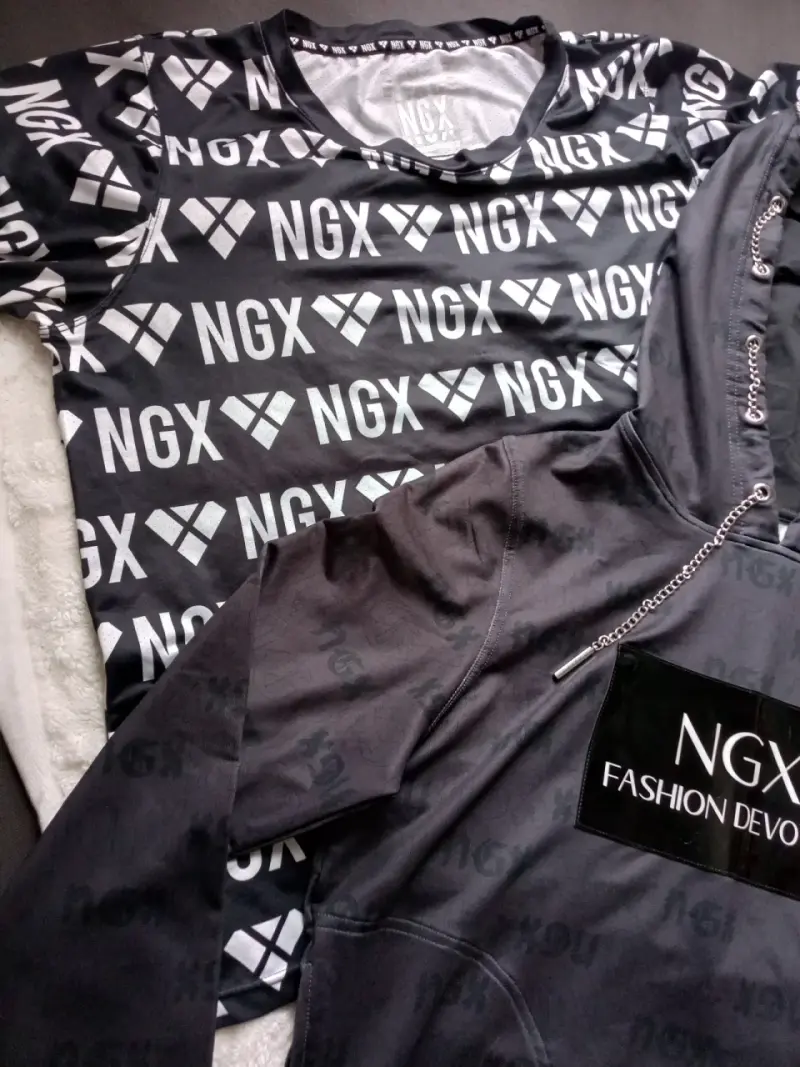 Conjunto de polera y polerón NGX negro - 4
