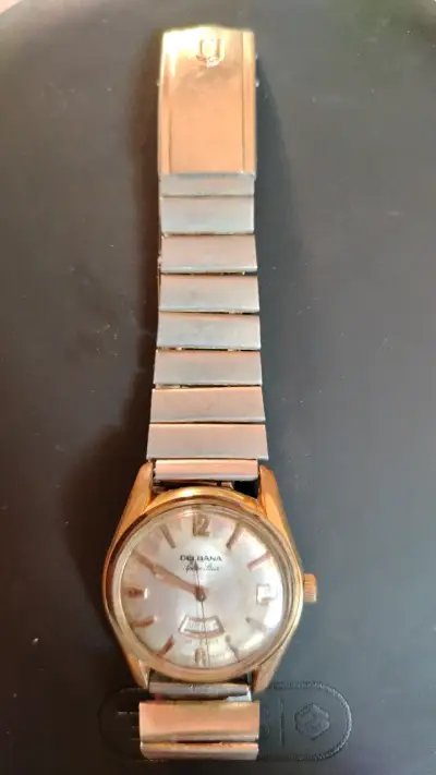 reloj vintage mecánico de la marca suiza Delbana, - miniatura 1