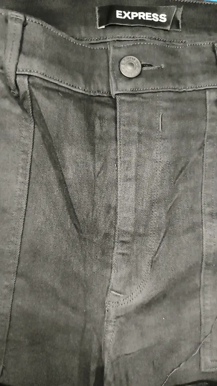 Pantalones negros acampanados Express - 3