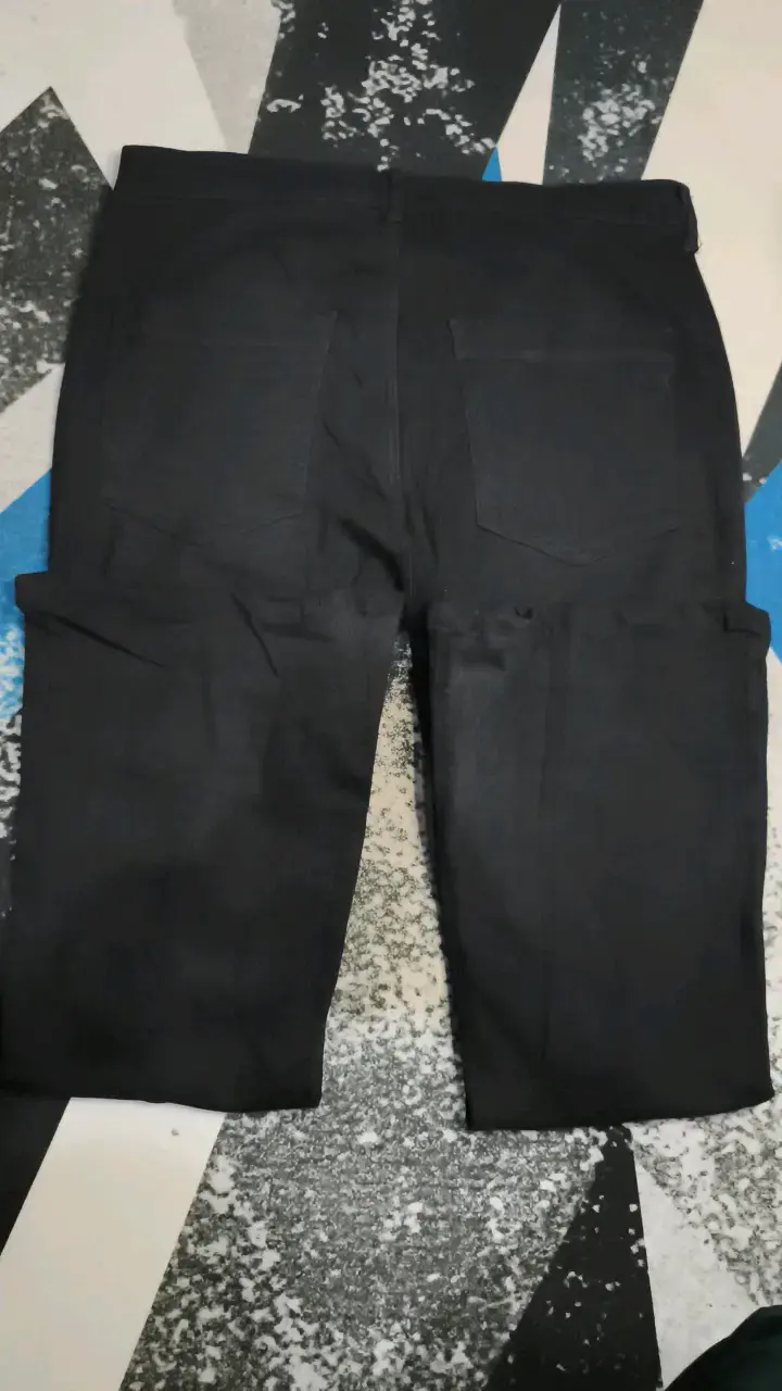 Pantalones negros acampanados Express - 4
