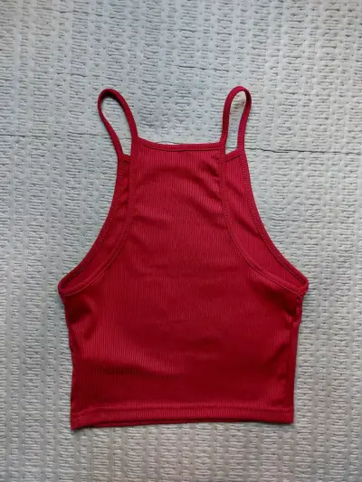 Top sin mangas rojo Dazy talla M - miniatura 2