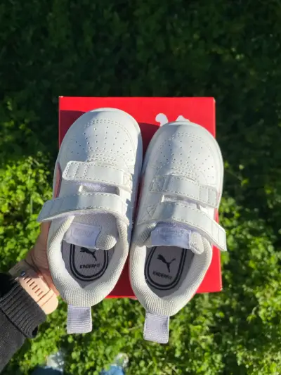 Zapatillas deportivas  Puma blancas y rosadas n22 - miniatura 3