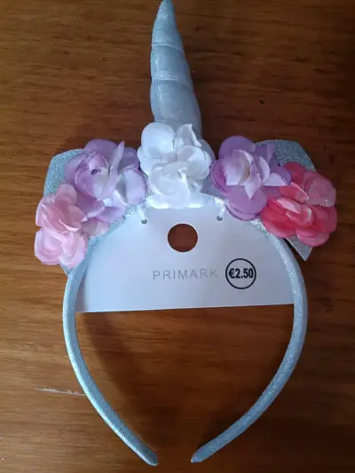 Diadema de Unicornio con Flores Primark - miniatura 1
