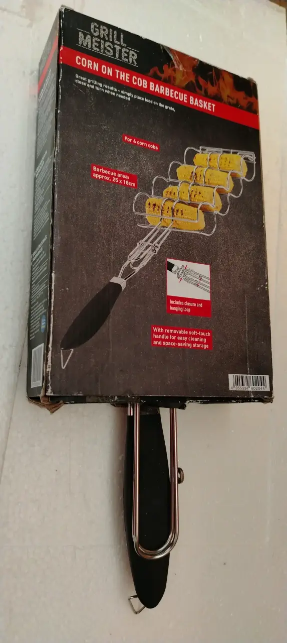 Parrilla para asar choclos y pescados - 2