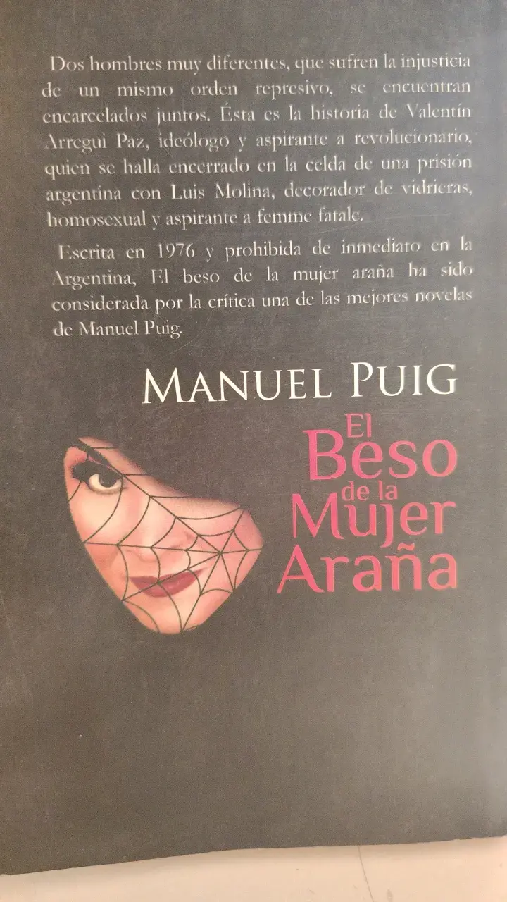 Libro 'El Beso de la Mujer Araña' de Manuel Puig - 2