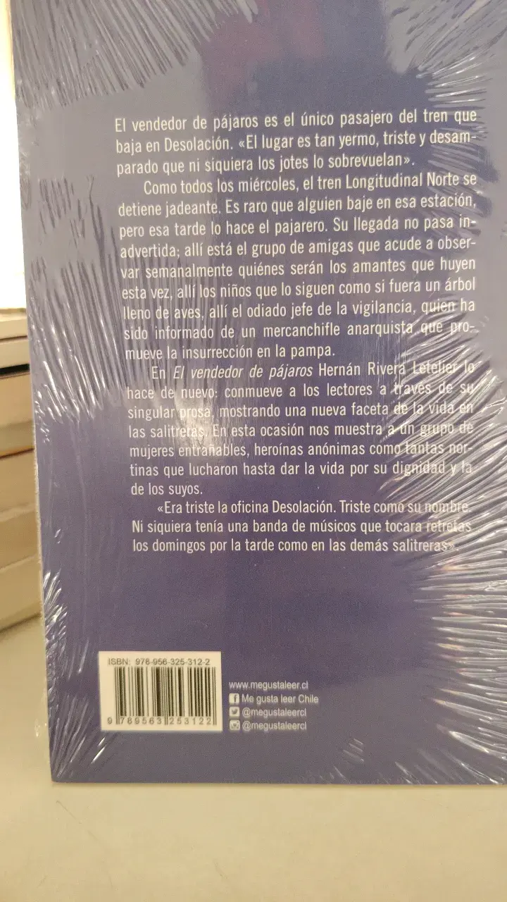 Libro 'El Vendedor de Pájaros' de Hernán Rivera Letelier - 2