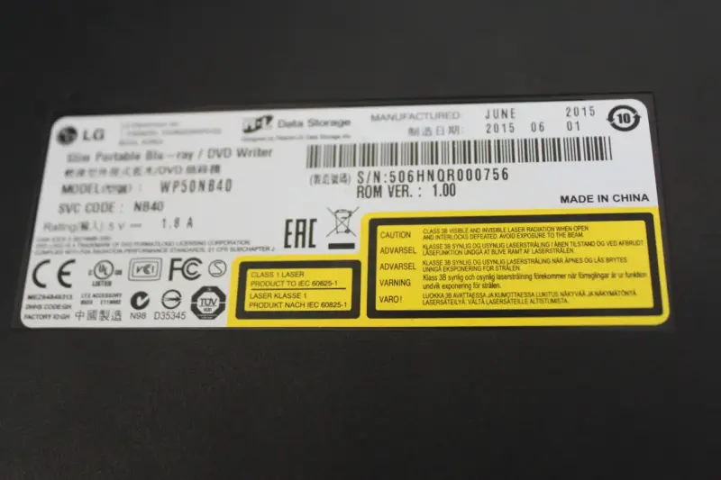 Grabador Blu-ray Externo LG WP50NB40 - 2