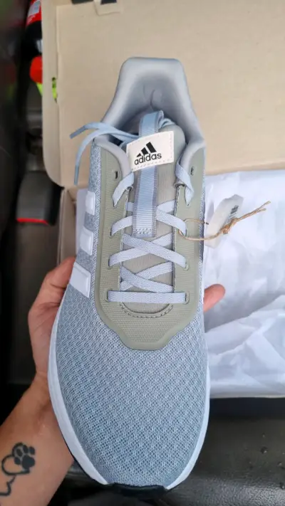 Zapatillas deportivas Adidas Cloudfoam grises - miniatura 1