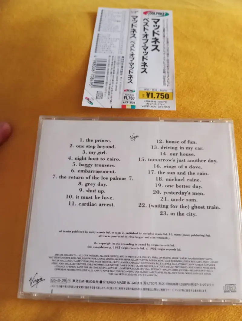CD Madness - Divine Madness (Edicion Japonesa Orig - 2