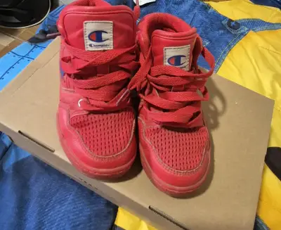 Zapatillas deportivas rojas Champion para niños - miniatura 1