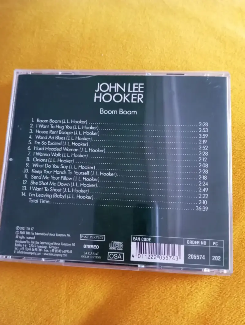 CD John Lee Hooker - Boom Boom (Edicion Audiofila - 2