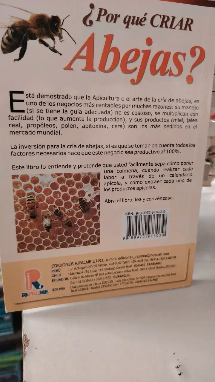 Libro Crianza y Producción de Abejas Apicultura - 2
