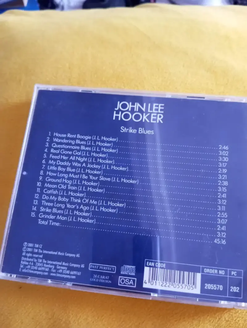 CD John Lee Hooker - Strike Blues (Edicion Audiofi - 2