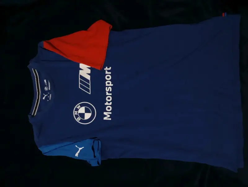 Polera BMW Motorsport azul con logo Puma - 1