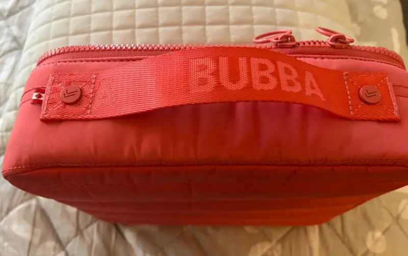 Estuche organizador de maquillaje rojo Bubba - 2