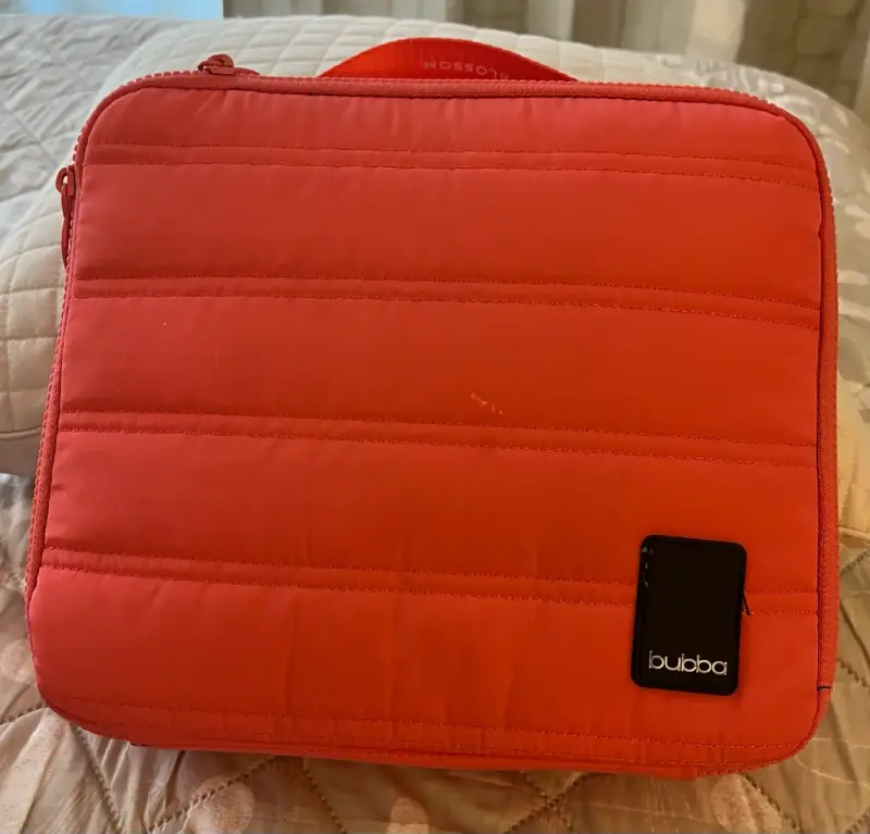 Estuche organizador de maquillaje rojo Bubba - 5