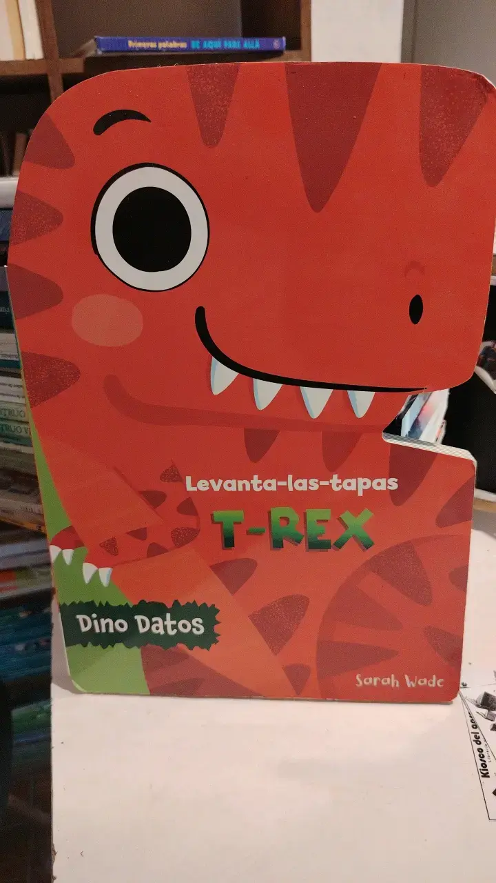 Libro infantil Levanta-las-tapas T-Rex