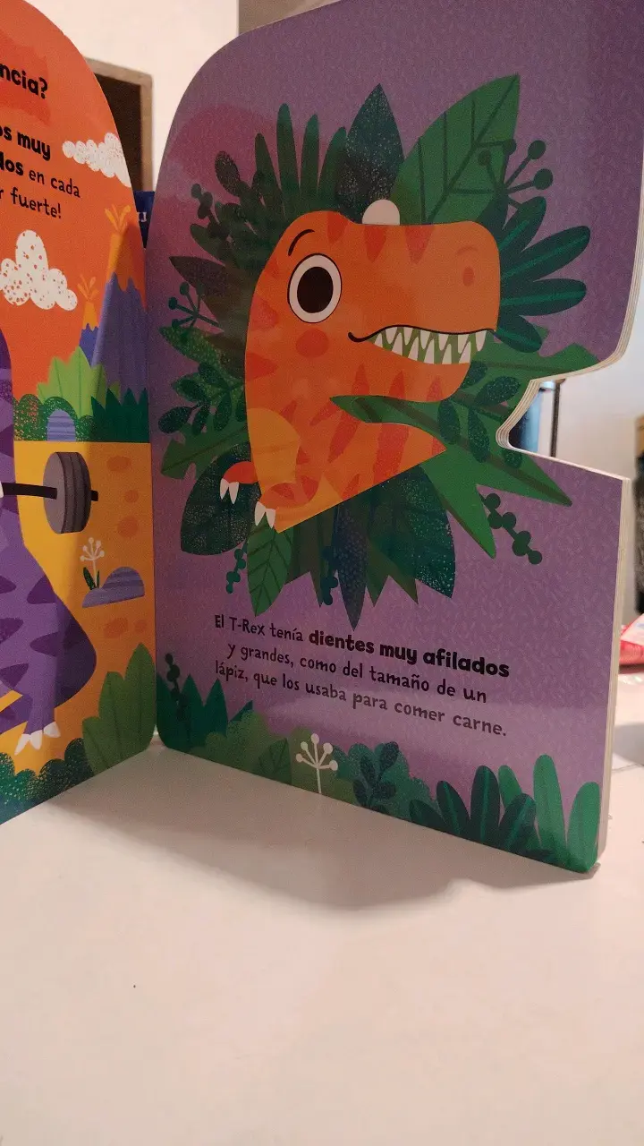 Libro infantil Levanta-las-tapas T-Rex - 2