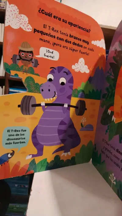 Libro infantil Levanta-las-tapas T-Rex - miniatura 3