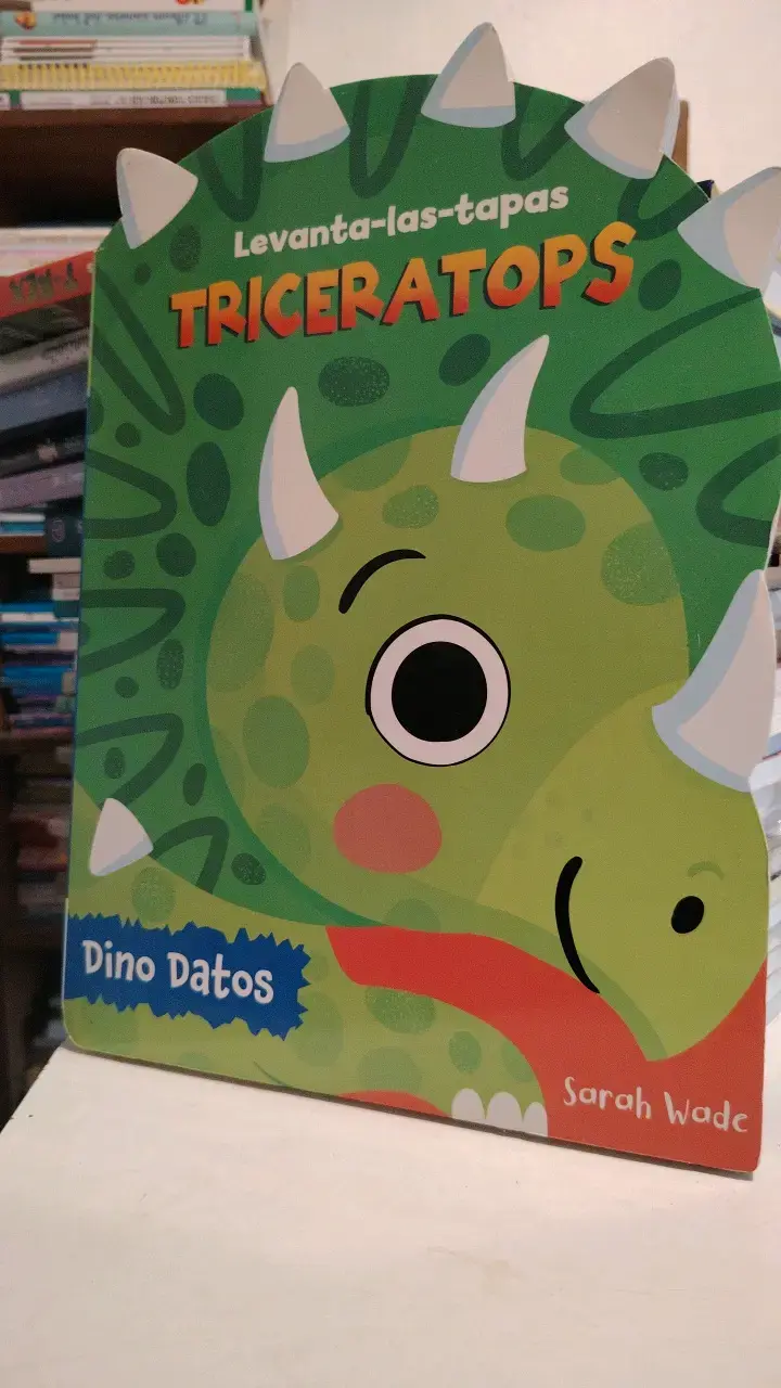 Libro infantil interactivo Triceratops