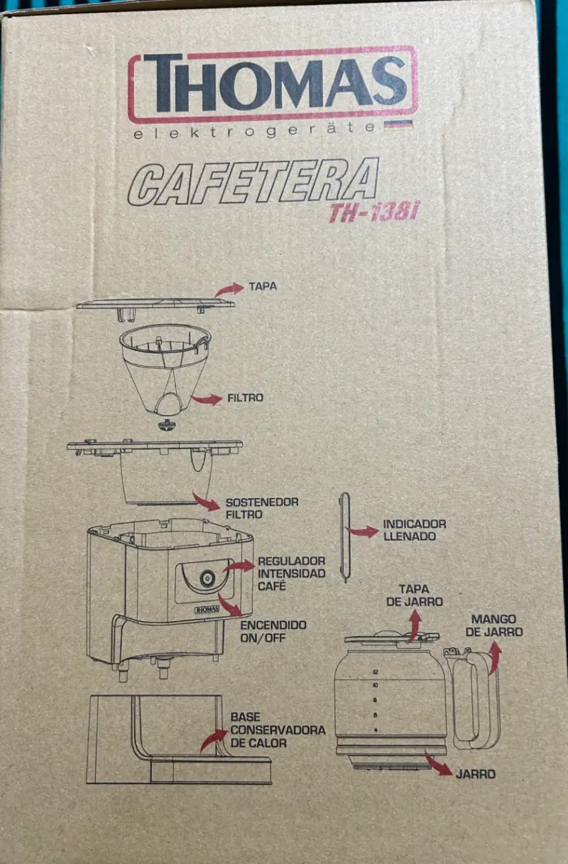 Cafetera Thomas TH-1381 - 2