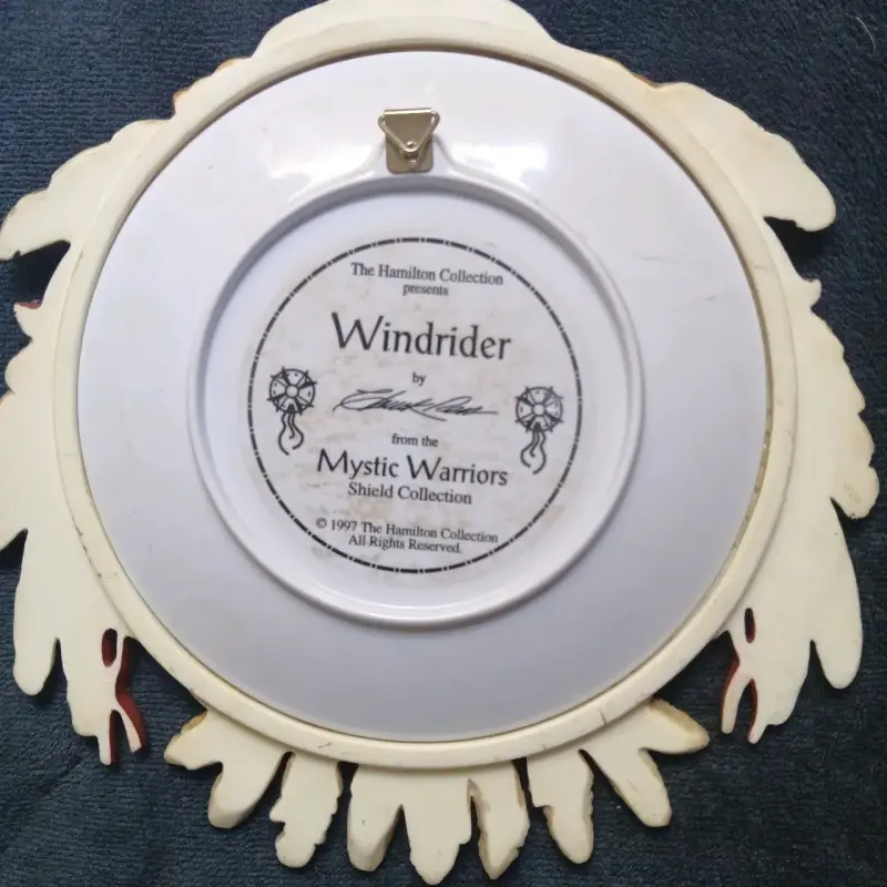 Plato decorativo Windrider con diseño indígena - 2