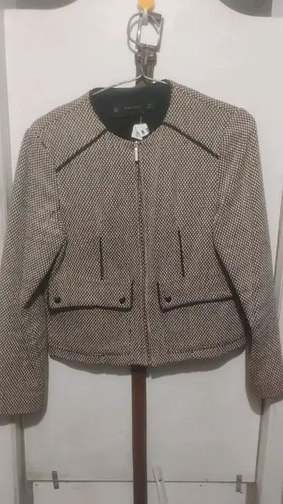 Chaqueta Zara Basic tejido elegante - miniatura 1
