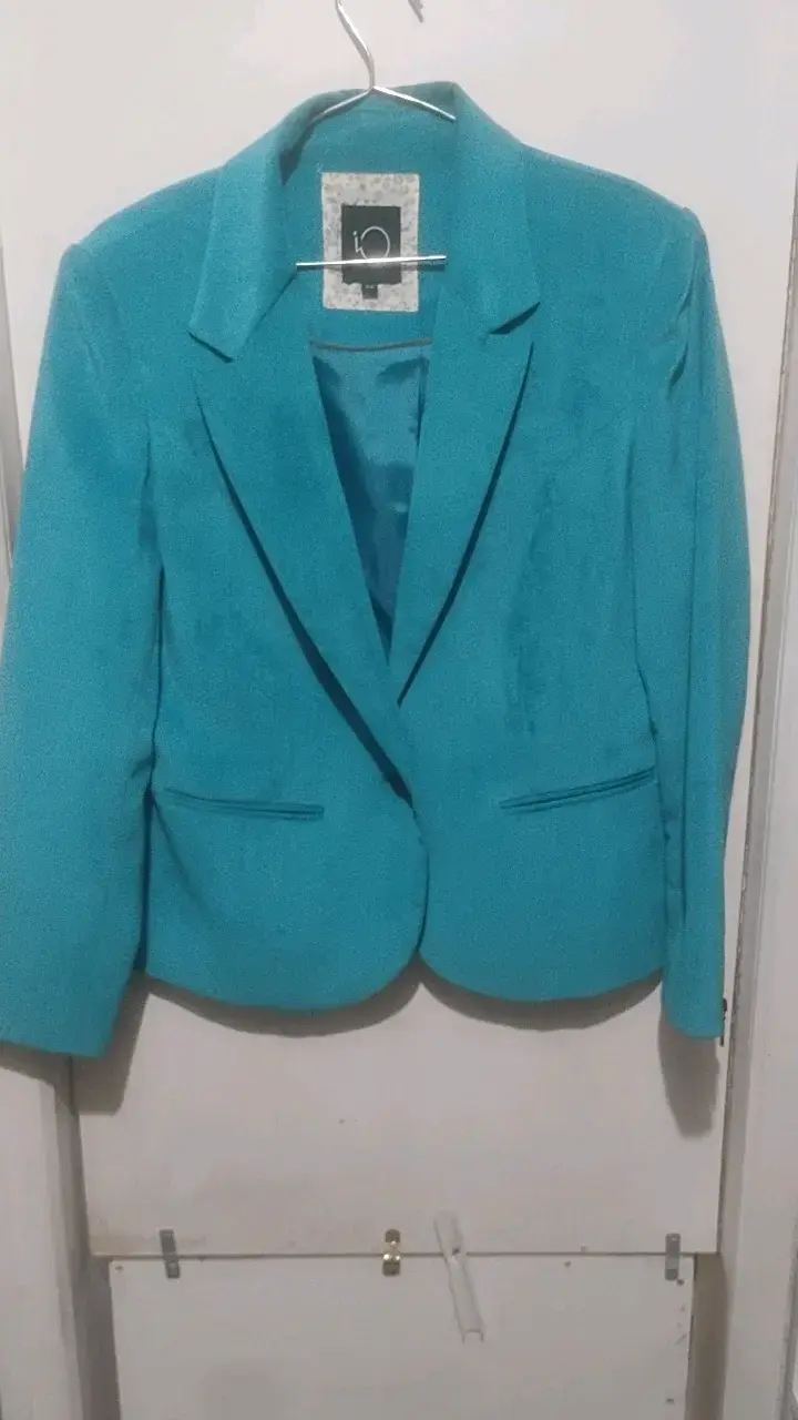Blazer turquesa para mujer talla 44