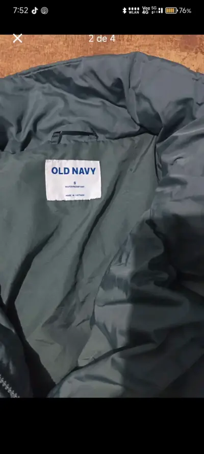 Chaqueta acolchada azul Old Navy - miniatura 2