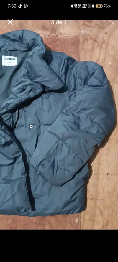 Chaqueta acolchada azul Old Navy - miniatura 3