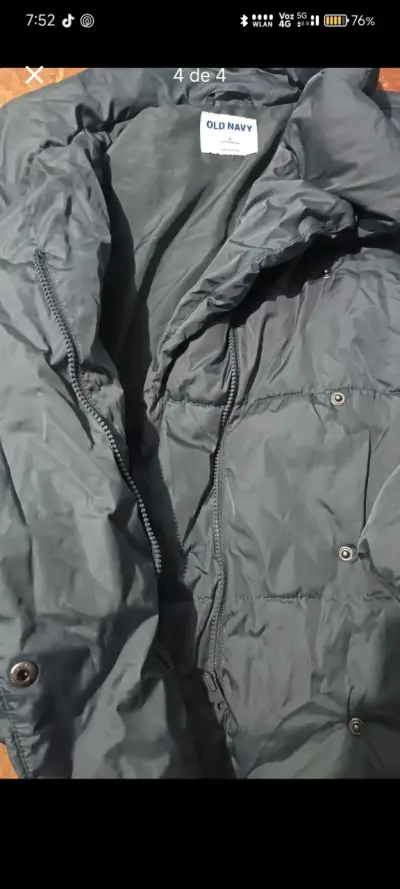 Chaqueta acolchada azul Old Navy - miniatura 4