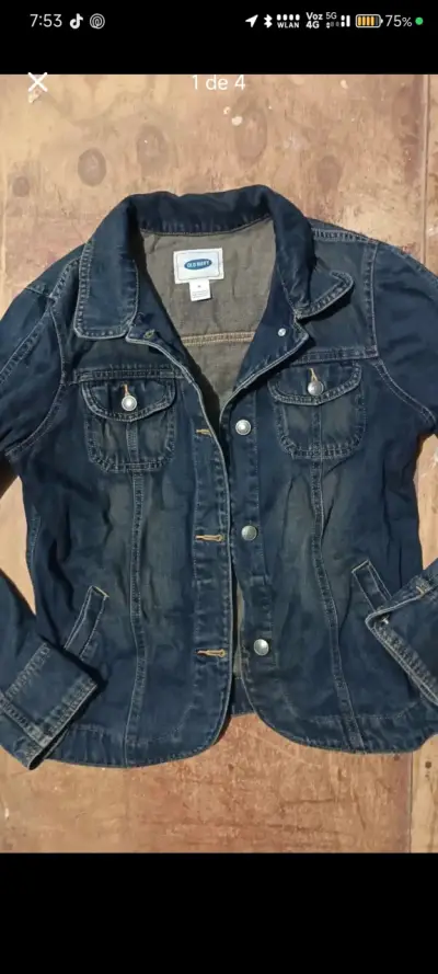 Chaqueta de mezclilla azul Old Navy - miniatura 1