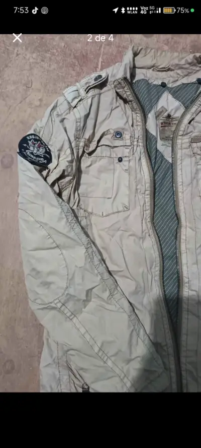 Chaqueta beige Khujo - miniatura 2