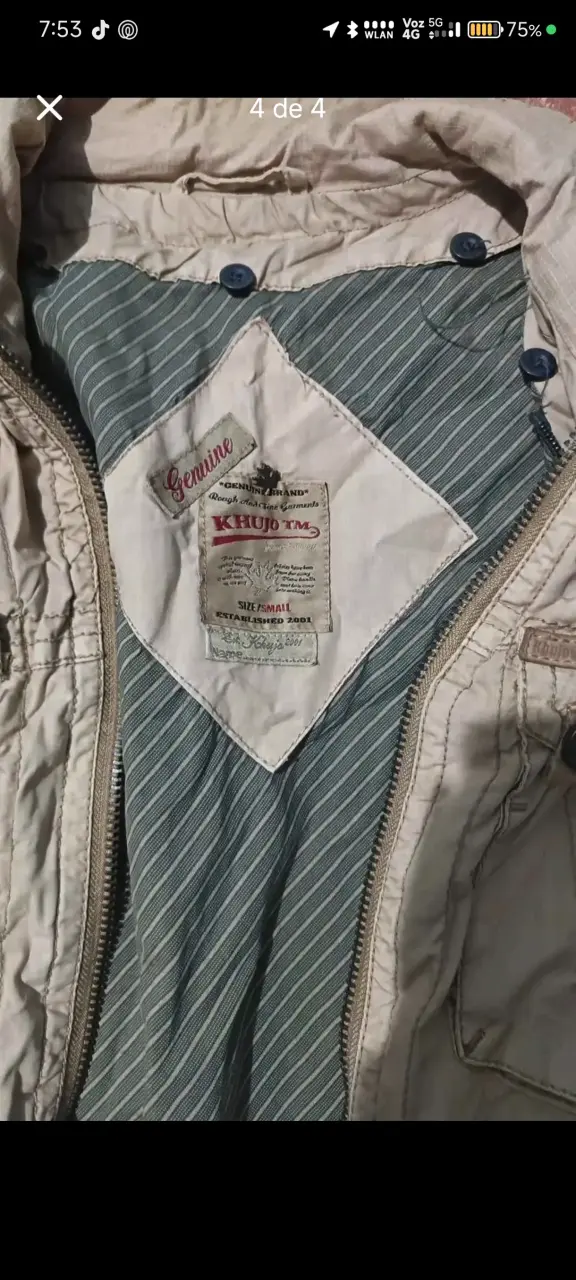 Chaqueta beige Khujo - 4