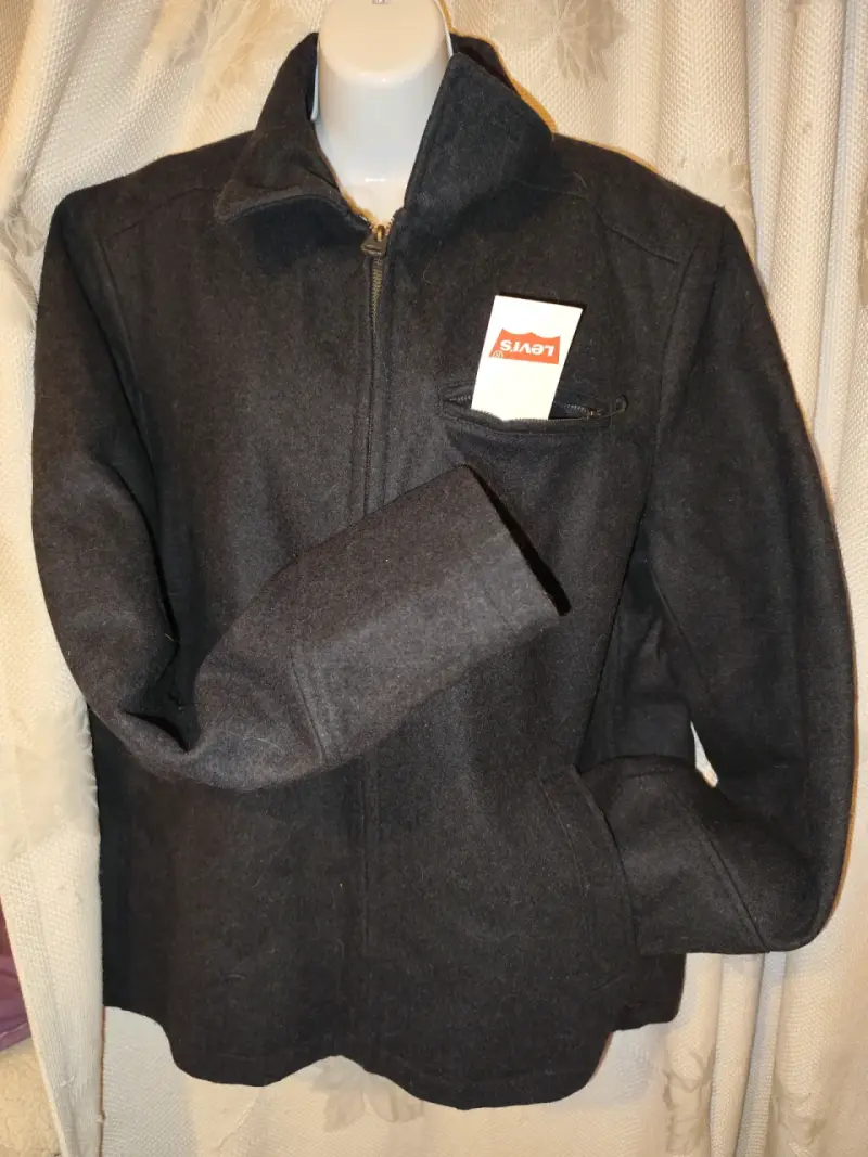 Chaqueta de lana negra para hombre Levis - 2